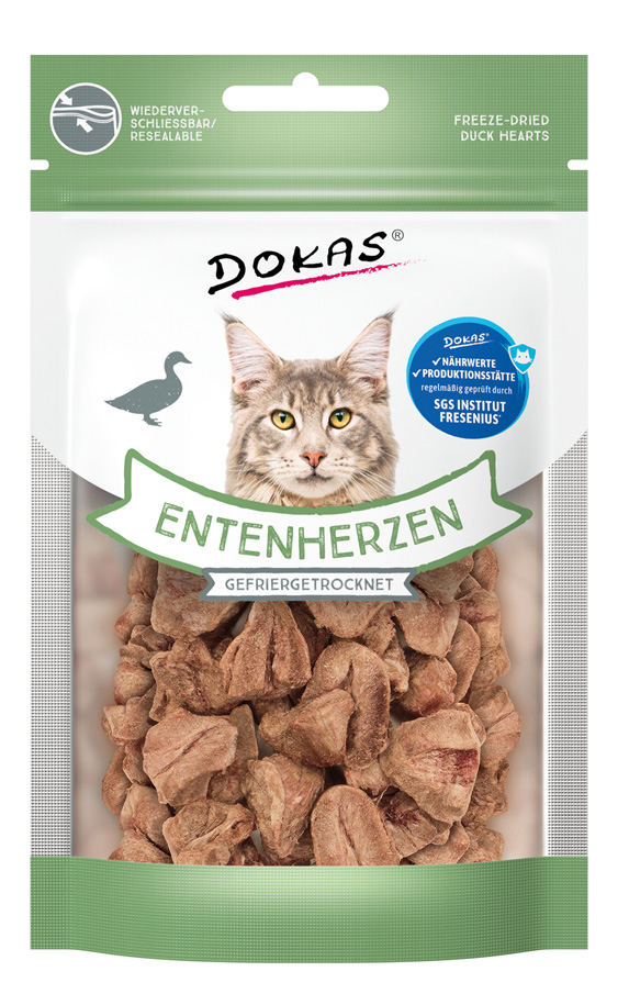 Entenherzen gefriergetrocknet