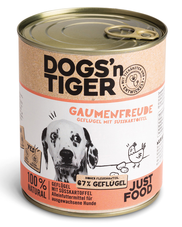 Dogs'n Tiger - Gaumenfreude - 6 x 800g - 1