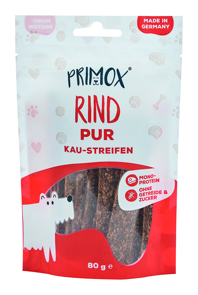 Kaustreifen Rind pur 80g