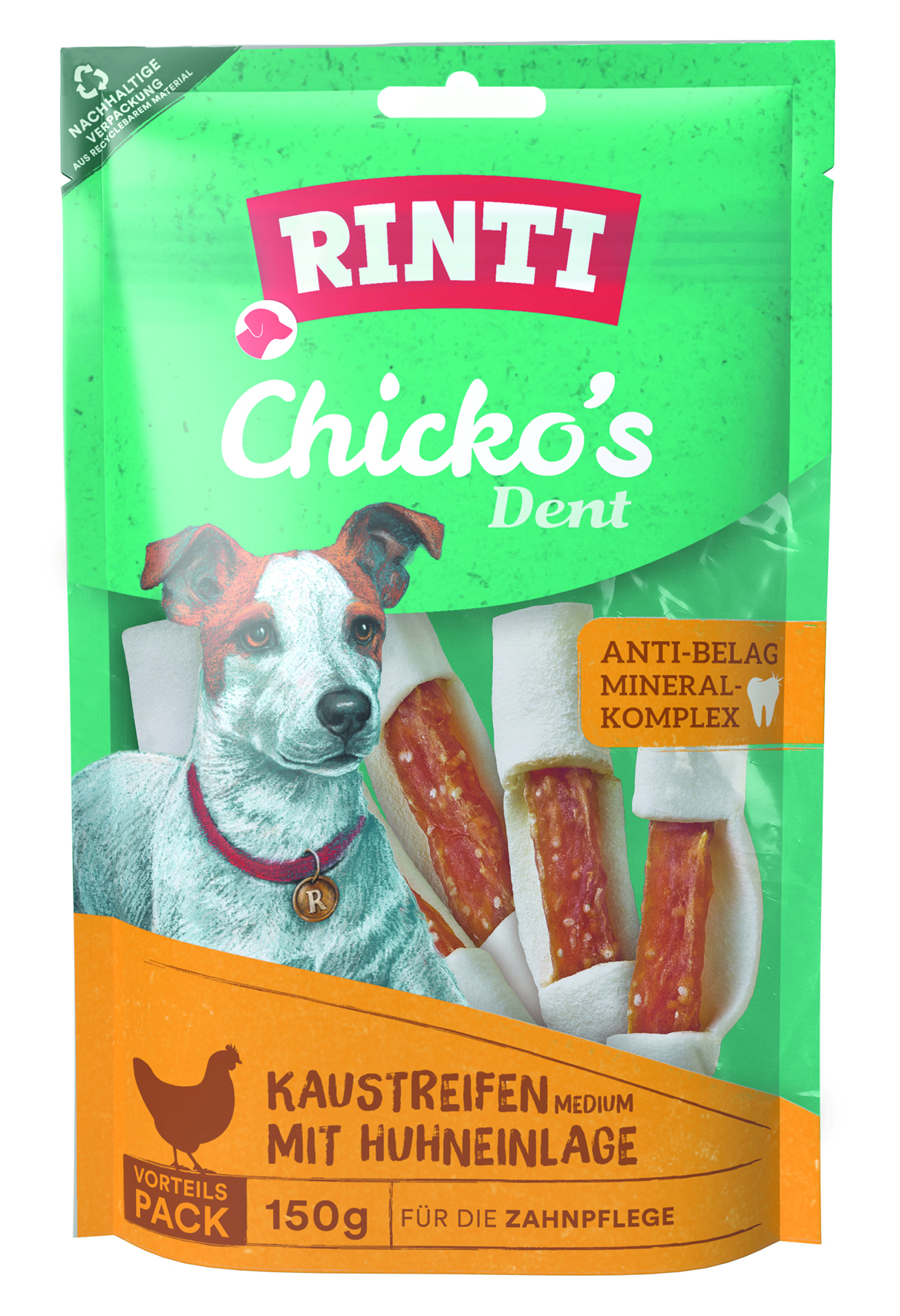 Extra Chicko Dent Huhn Medium