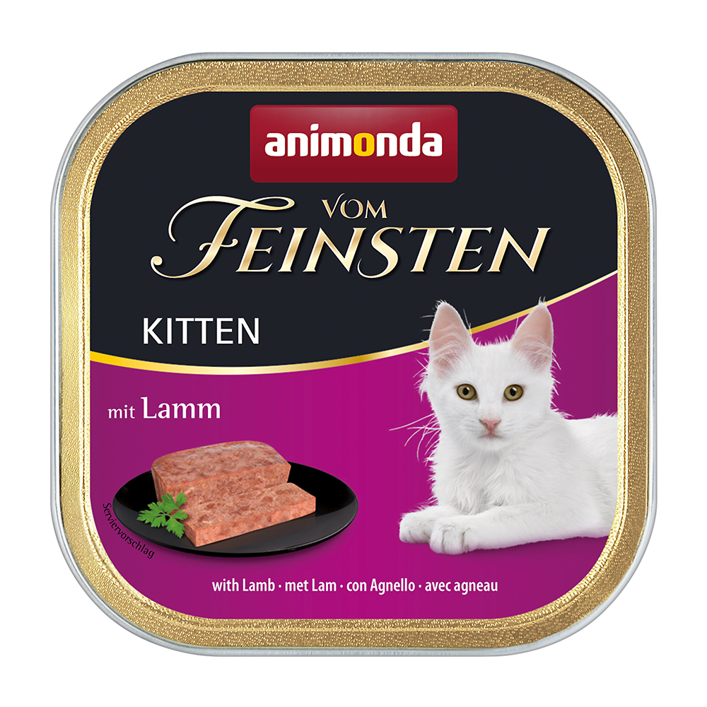 Kitten mit Lamm