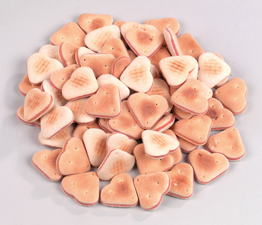 Hundekeks Herzchen mit Geflügel 10kg