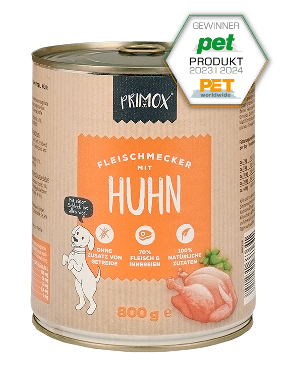 Hunde Nassfutter mit Huhn 6 x 800g