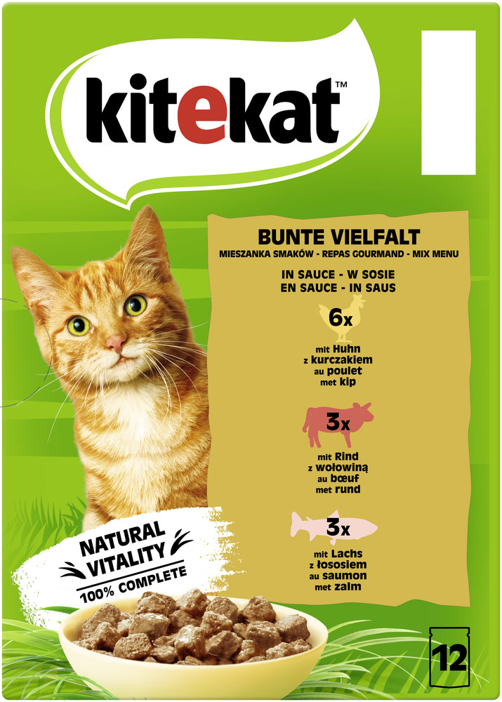 Kitekat - MP Bunte Vierfalt - 4 x 12X85g - 4