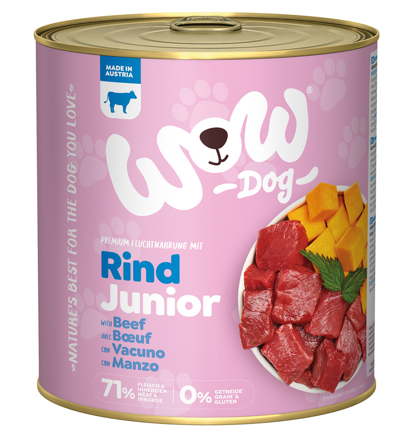 WOW DOG - Junior Rind - 6 x 800g - 1