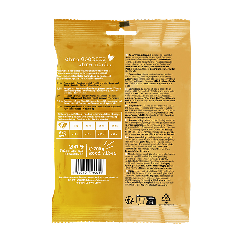 Chewies - Training Maxi Geflügelknöchelchen - 12 x 200g - 2
