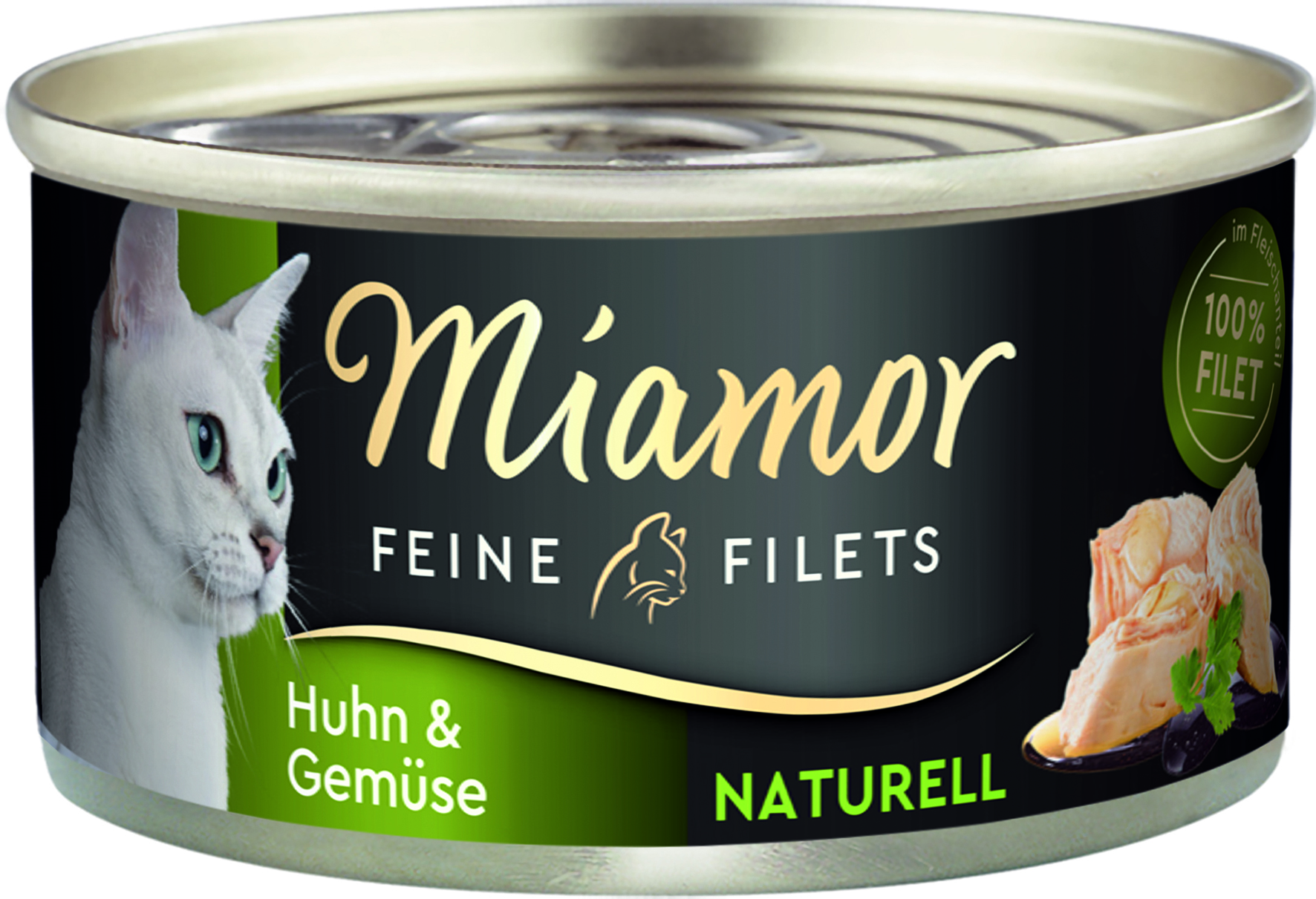 Miamor - Feine Filets Huhn & Gemüse - 24 x 80 g - 1