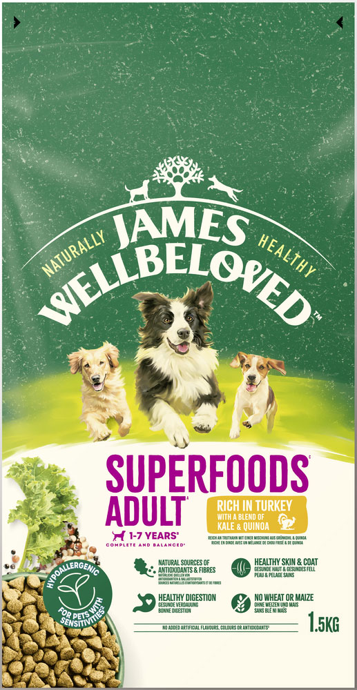 Reich an Truthahn mit einer Mischung aus Grünkohl & Quinoa