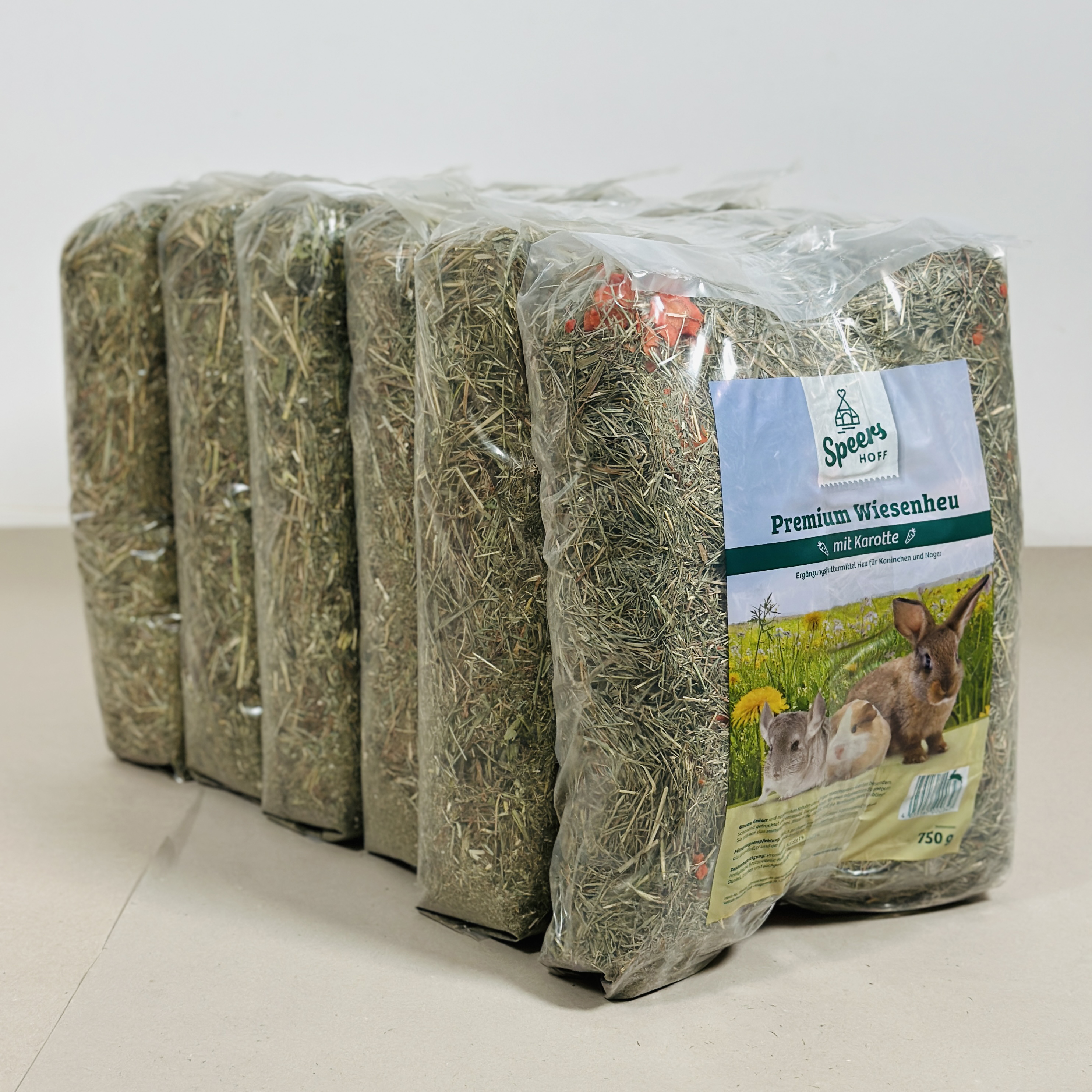 Speers/Marschhof - Premiumheu mit Karotte - 1 x 750 g - 2