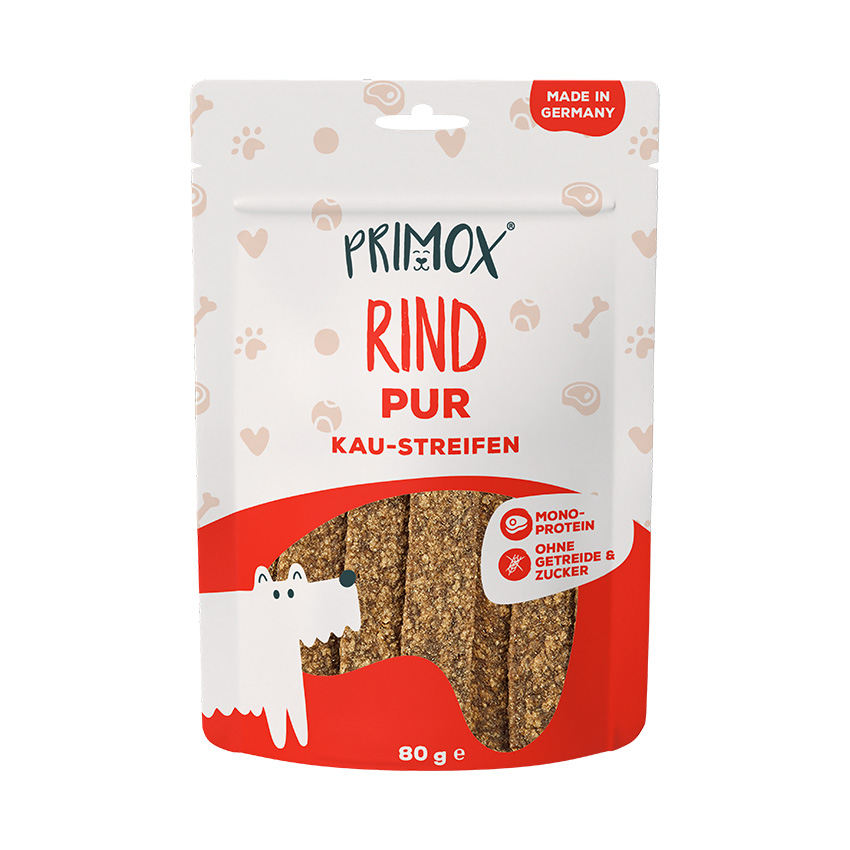 Kaustreifen Rind pur 80g