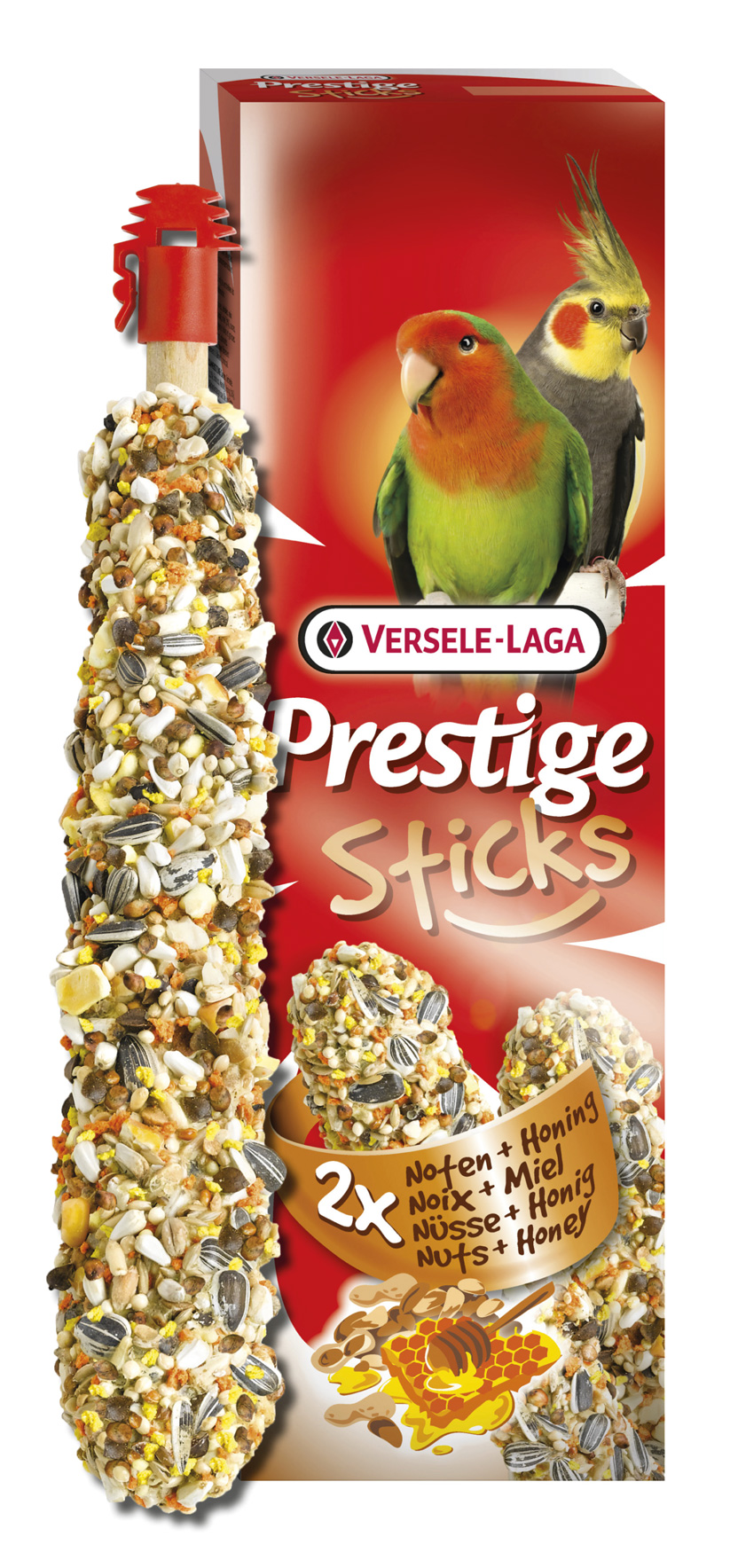 Prestige Sticks Grosssittich Nüsse & Honig Prestige Sticks Grosssittich Nüsse & Honig