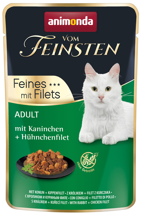 mit Kaninchen & Hühnerfilet