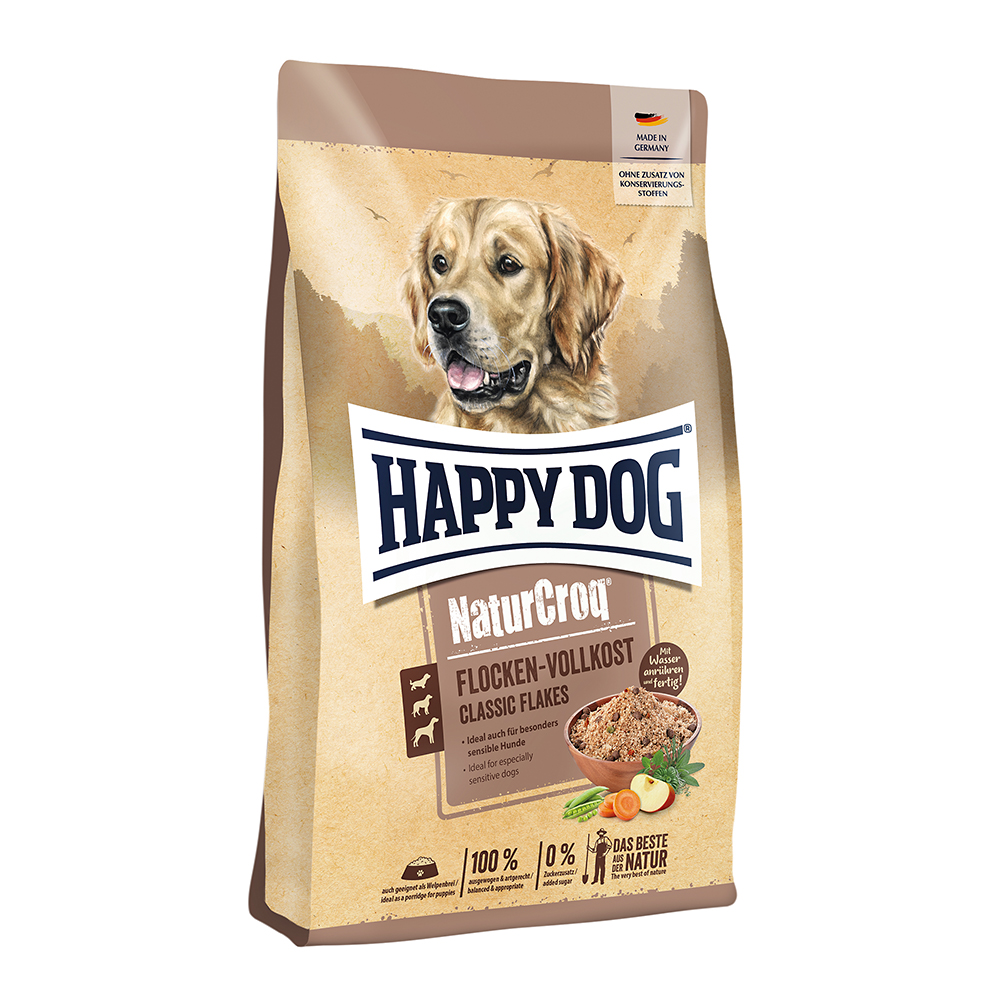 Happy Dog - NaturCroq Flocken Vollkost - 1