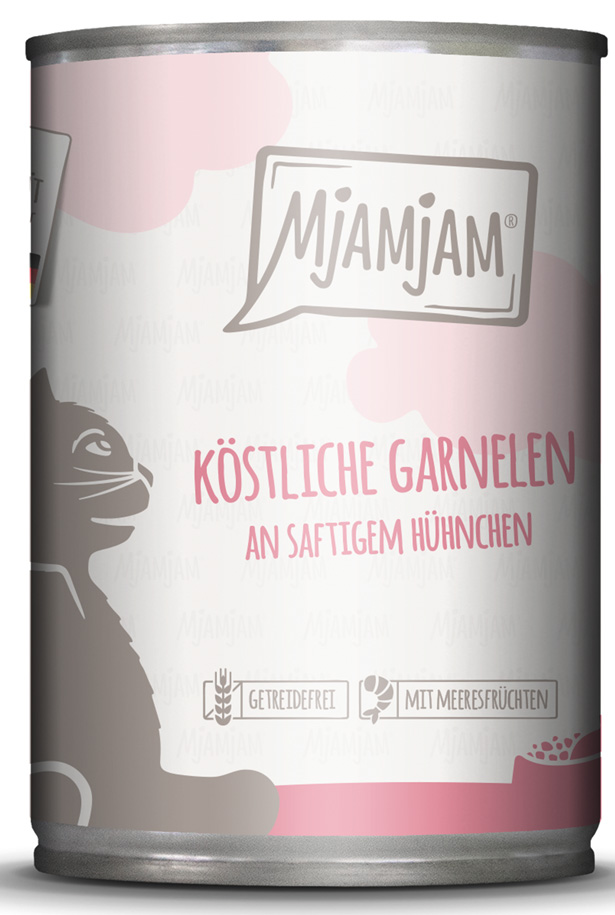 MjAMjAM - köstliche Garnelen an saftigem Hühnchen - 6 x 400 g - 1