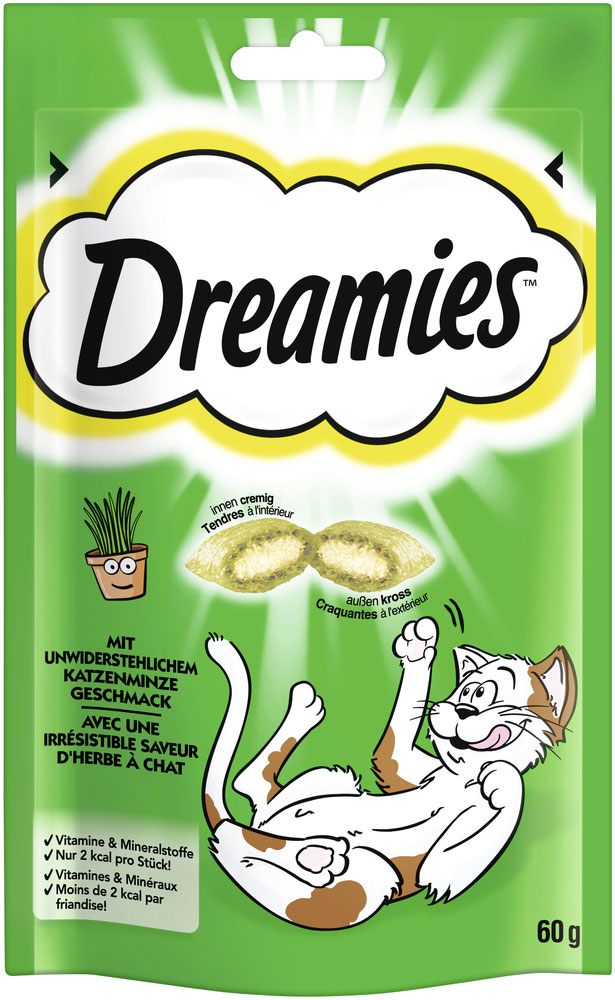 Dreamies - mit Katzenminze - 1 x 60g - 1