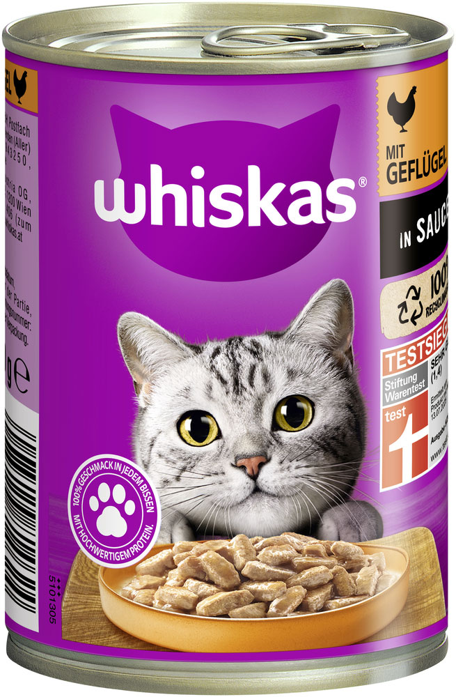 1+ mit Geflügel in Sauce 4g