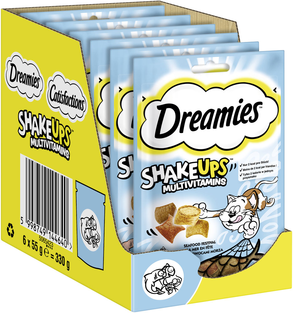 Dreamies - Shake Ups mit Seafood - 1 x 55g - 2