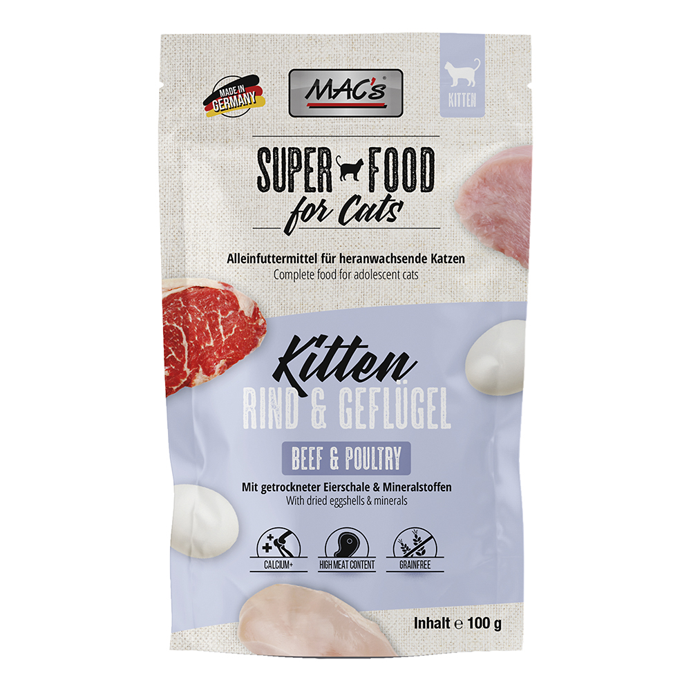CAT Pouchpack Kitten Rind & Geflügel