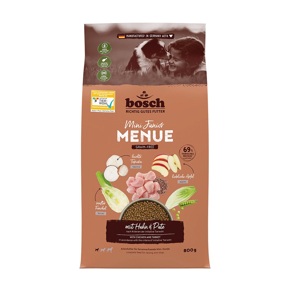 HPC MENUE Mini Junior Huhn + Pute getreidefrei