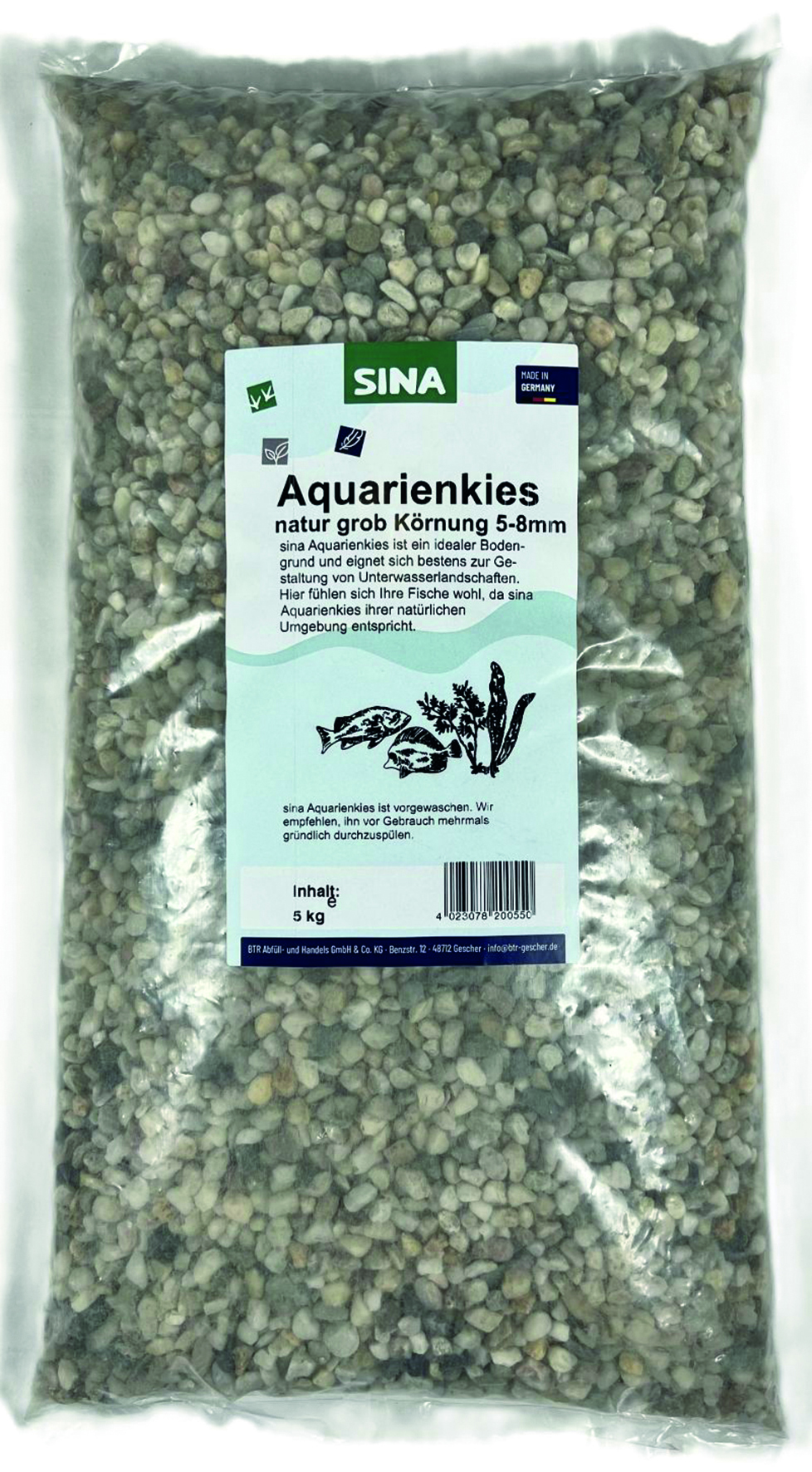 Aquarienkies natur 5-8mm