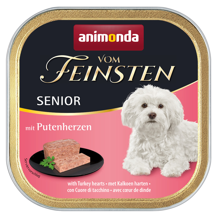 Animonda Vom Feinsten - Senior mit Putenherzen - 22 x 150 g - 1