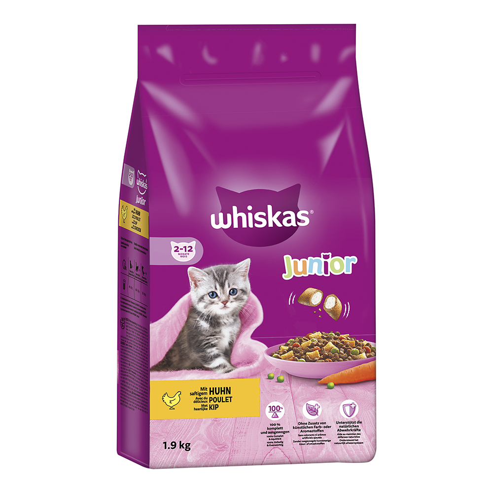 Whiskas - Junior mit Huhn - 6 x 1.9 kg - 1