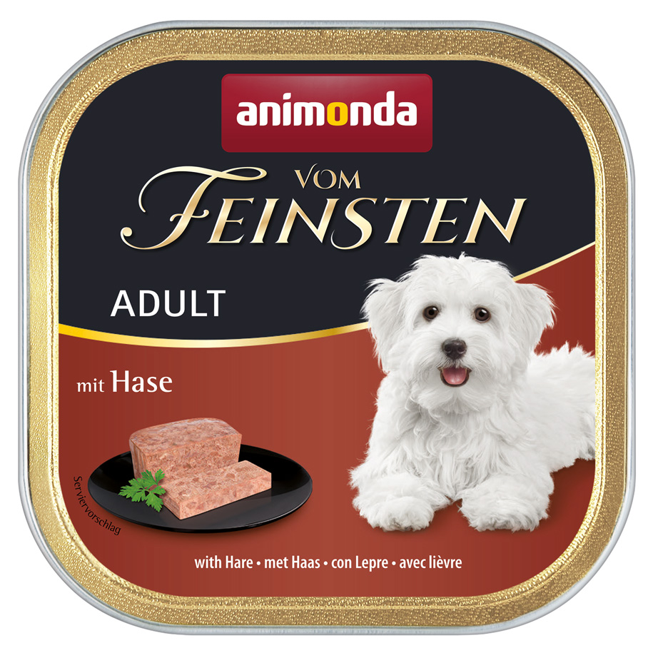 Animonda Vom Feinsten - Adult mit Hase - 22 x 150g - 1