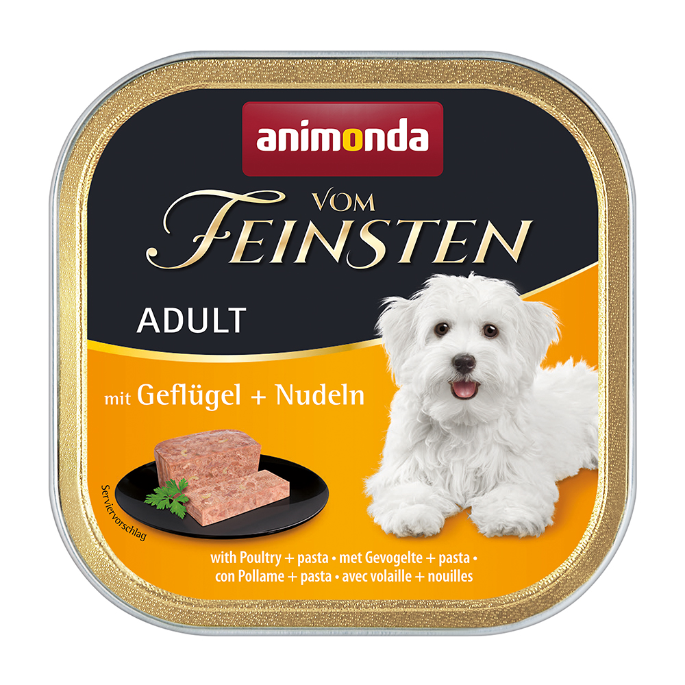 Adult mit Geflügel + Nudel