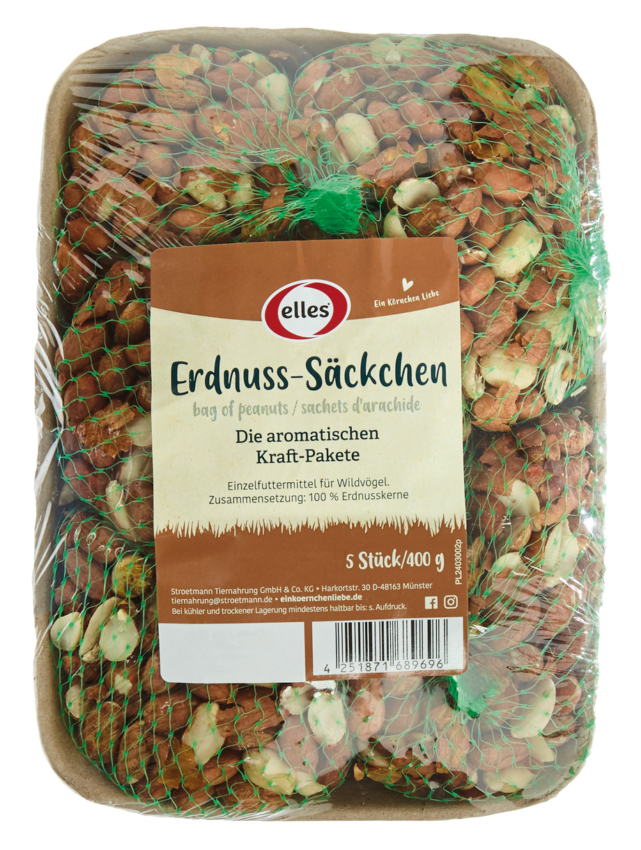 elles - Erdnuss-Säckchen 5er - 1 x 400 g - 1