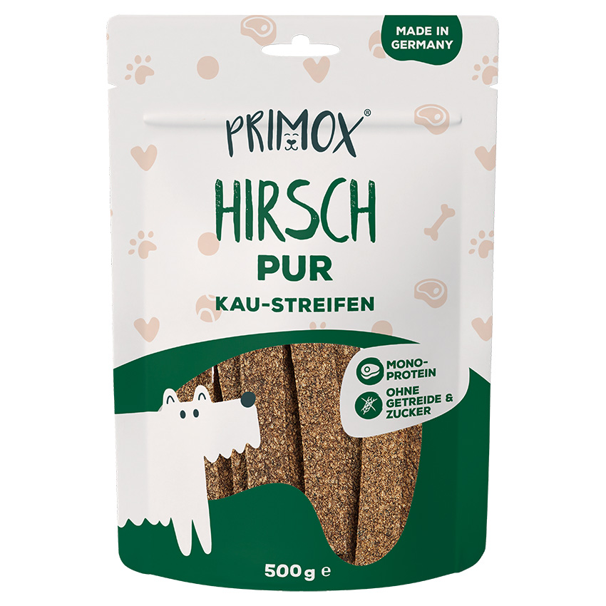 Kaustreifen Hirsch pur 500g