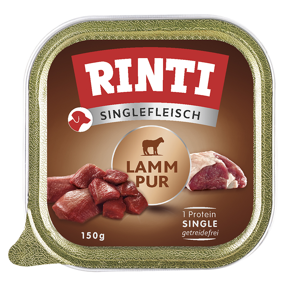 Rinti - Singlefleisch Lamm Pur - 10 x 150 g - 1