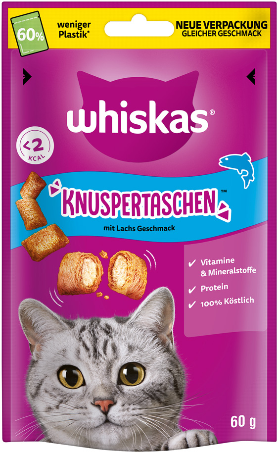 Whiskas - Knuspertaschen Lachs - 1
