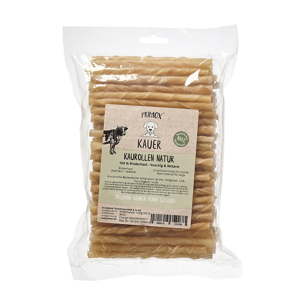 Kaurolle gedreht natur 7-8cm 450g