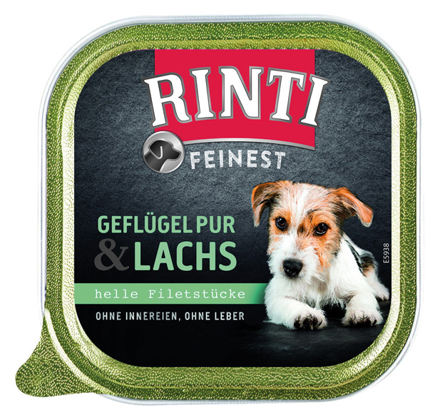 Rinti - Feinest Geflügel pur & Lachs - 11 x 150 g - 1