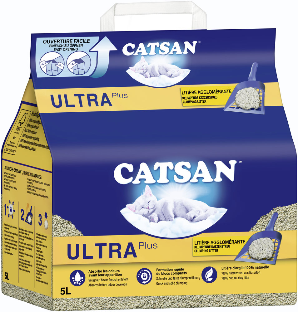 Catsan - Ultra Klumpstreu - 1 x 5 Liter - 2