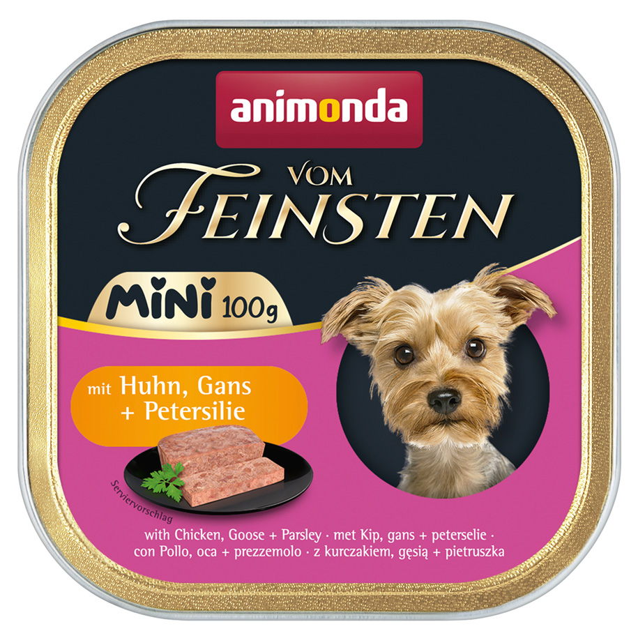 Animonda Vom Feinsten - vom Feinsten Adult Mini Huhn, Gans + Petersilie - 32 x 100g - 1