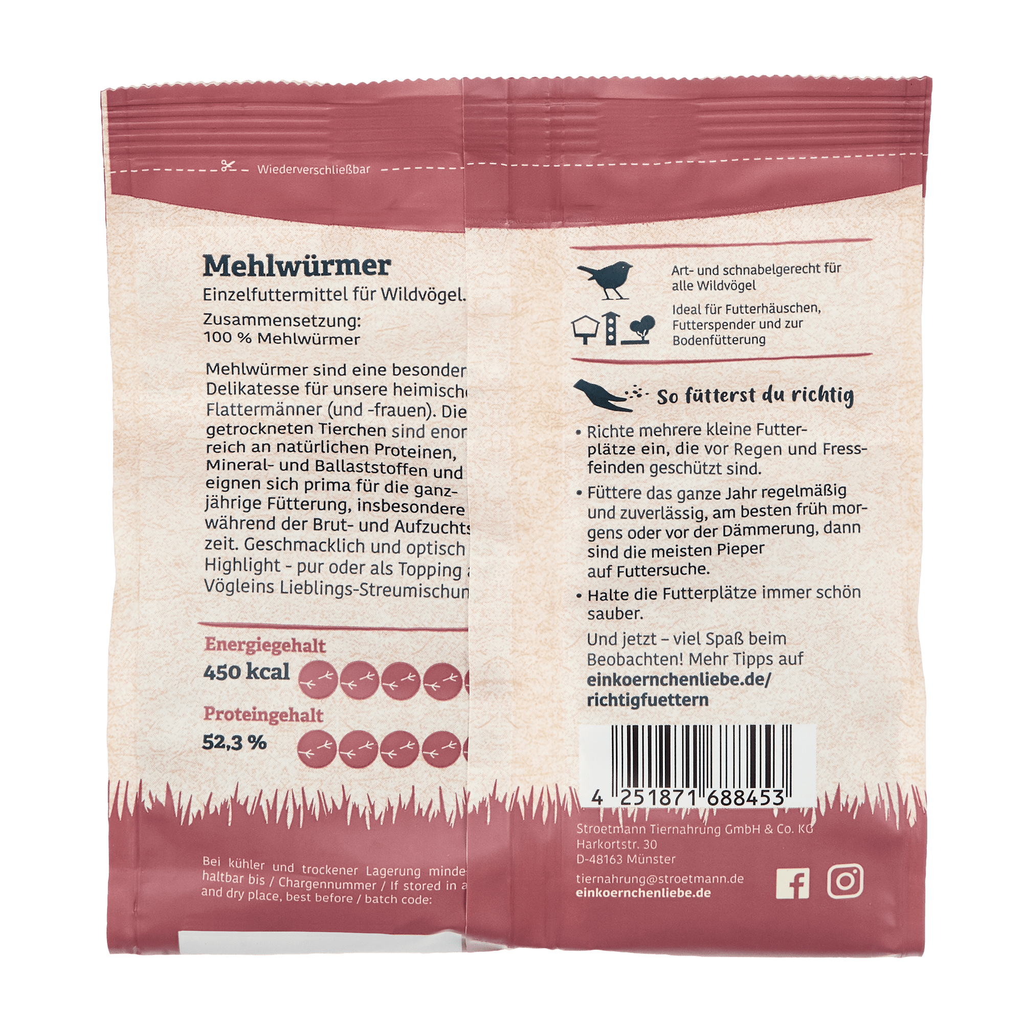 elles - Mehlwürmer 125g - 5 x 125 g - 2