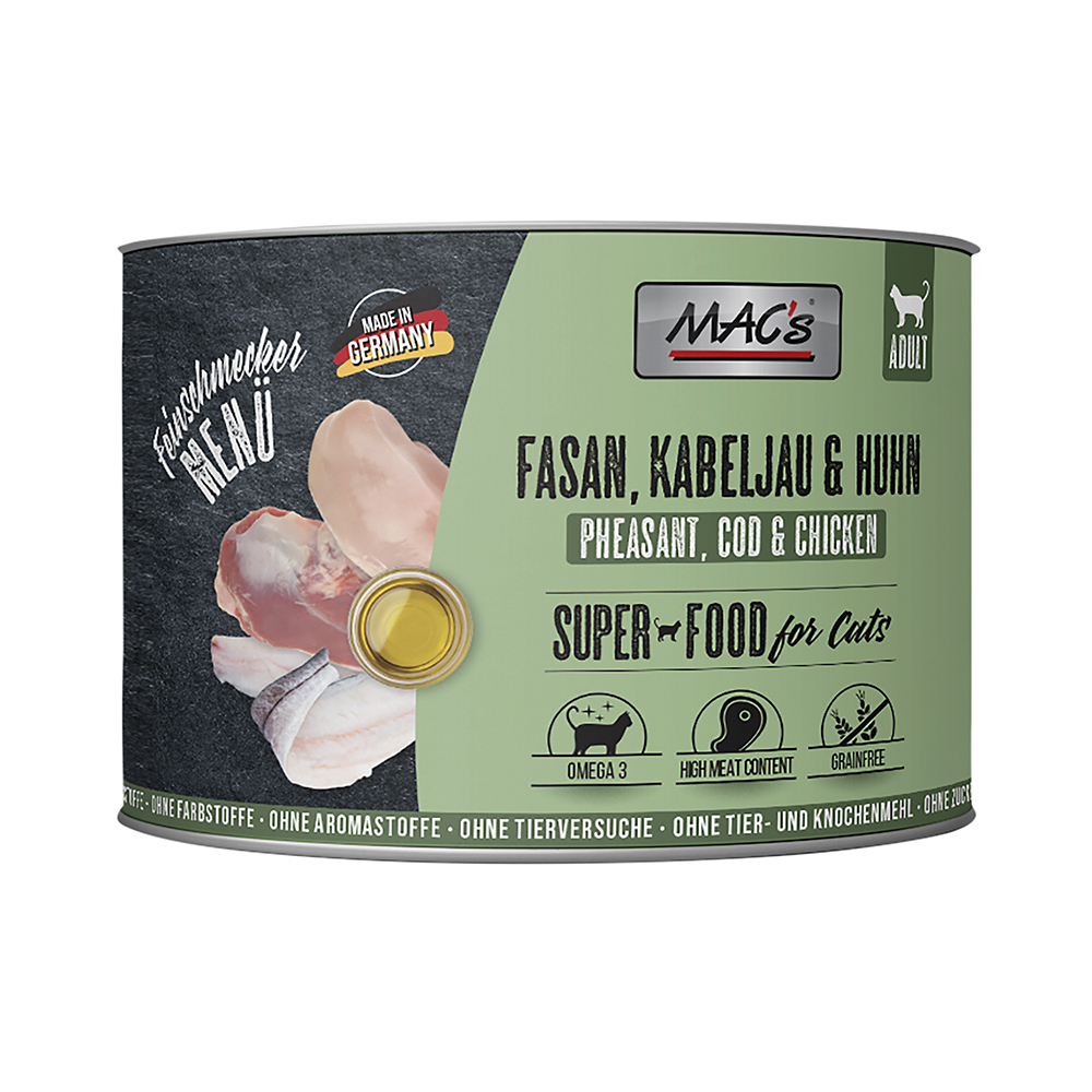 CAT Feinschmecker Fasan, Kabeljau & Huhn
