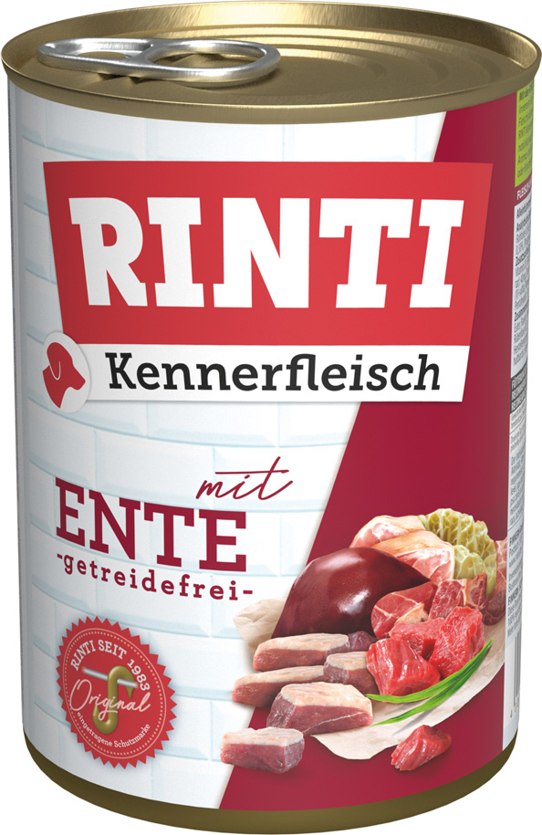 Rinti - Kennerfleisch Ente - 24 x 400g - 1