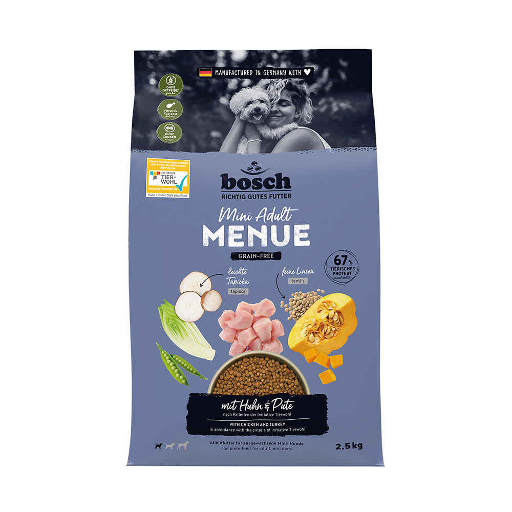 HPC MENUE Mini Adult Huhn + Pute getreidefrei