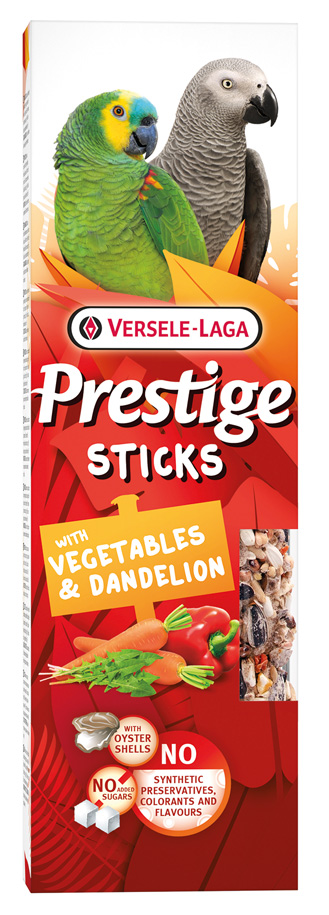 Prestige Sticks Papageien mit Gemüse & Löwenzahn Prestige Sticks Papageien mit Gemüse & Löwenzahn