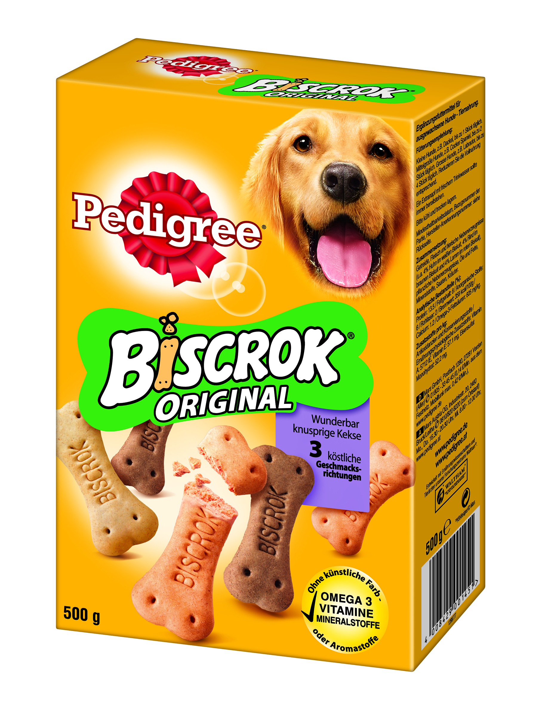 Biscrok in 3 Geschmacksrichtungen