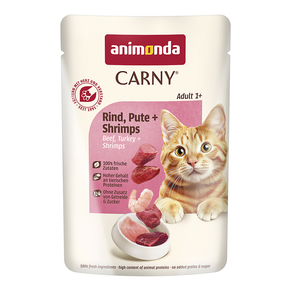 Animonda Carny - Adult Rind&Pute&Shrimps - 12 x 85 g - 1