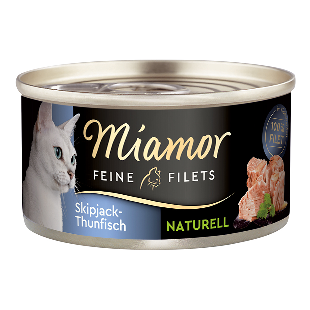 Miamor - Feine Filets naturelle in Fleischsaft Skipjack-Thunfisch - 1