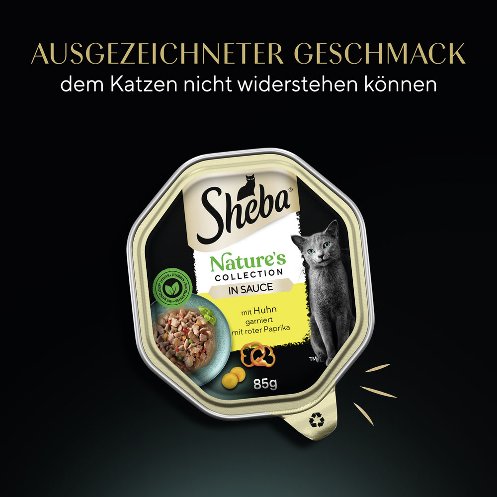 Sheba - Natures Collection in Sauce mit Huhn - 22 x 85 g - 4