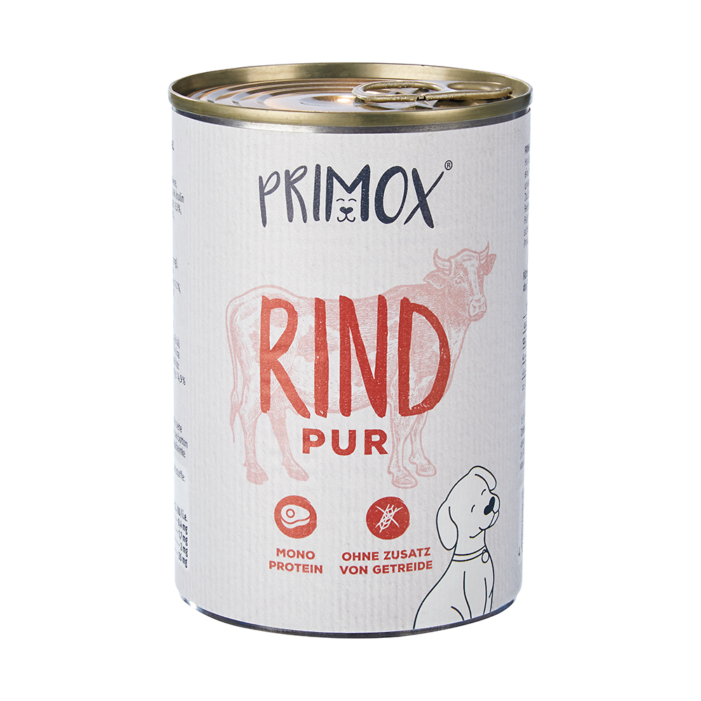 Hunde Nassfutter Rind PUR 6 x 400G