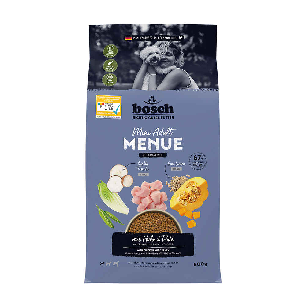 HPC MENUE Mini Adult Huhn + Pute getreidefrei