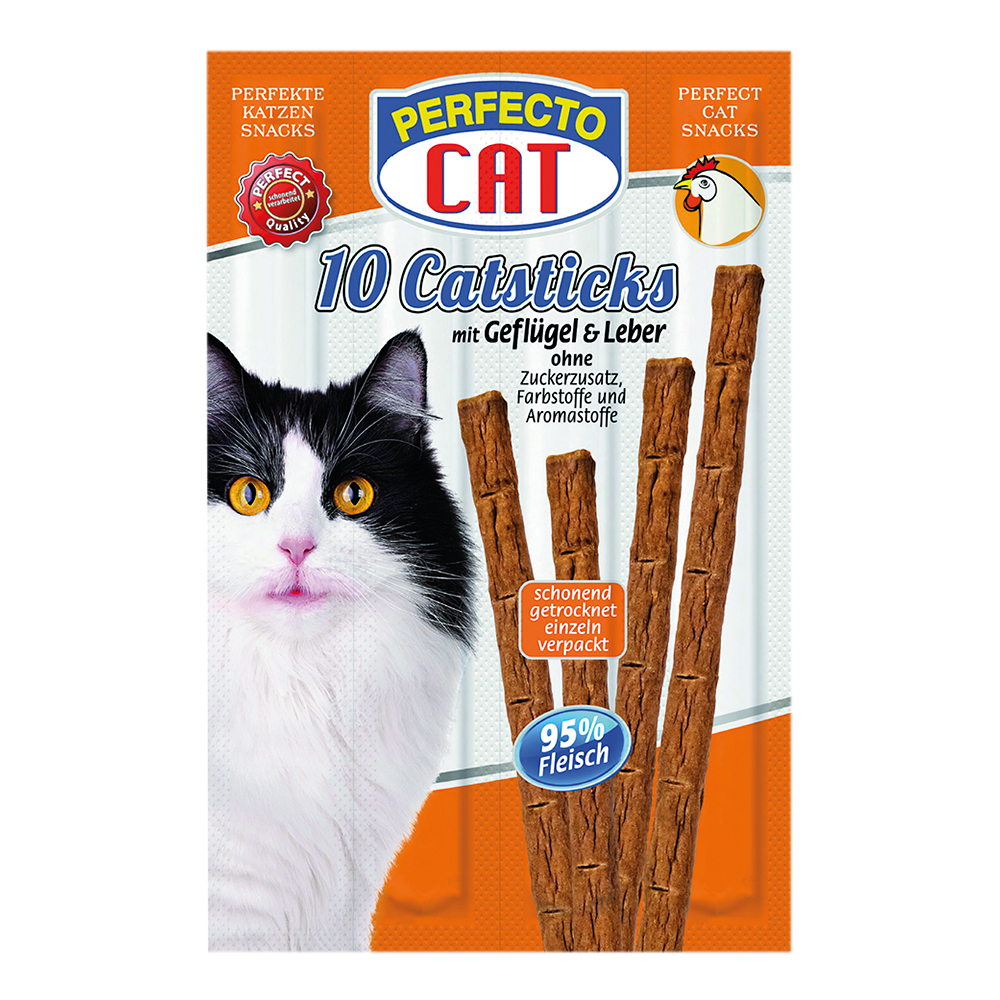 Perfecto Cat - Katzensticks Geflügel und Leber