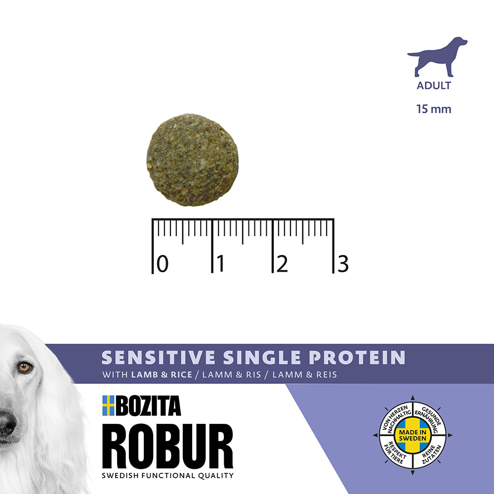 Bozita Robur - Sensitive Single Protein Lamb - 1 x 12,5kg - 2