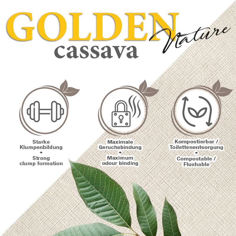 Golden Choice - Golden cassava - Nature 9 L - 1 x 9 Liter - 5
